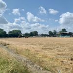 field being cleared for a pitch project