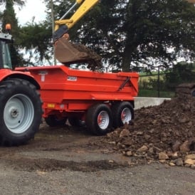 McCauley 14 Ton Tapered Body Dump Trailer