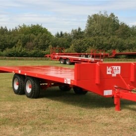 20ft Tandem Axle Flatbed Scaffold Trailer