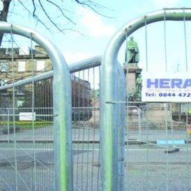 Heras Anti-climb Round Top Panels