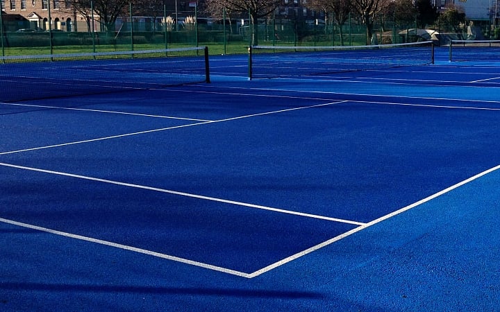 painted madcam tennis courts