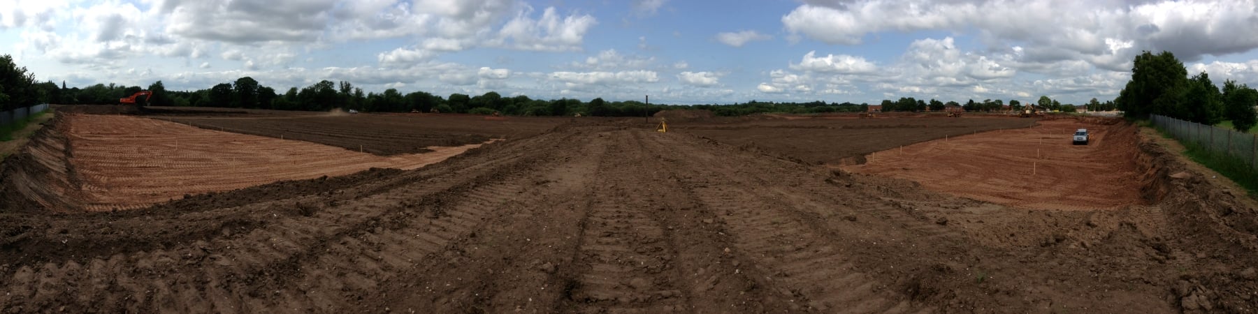 Barnhurst Lane Natural Sports Pitch Construction