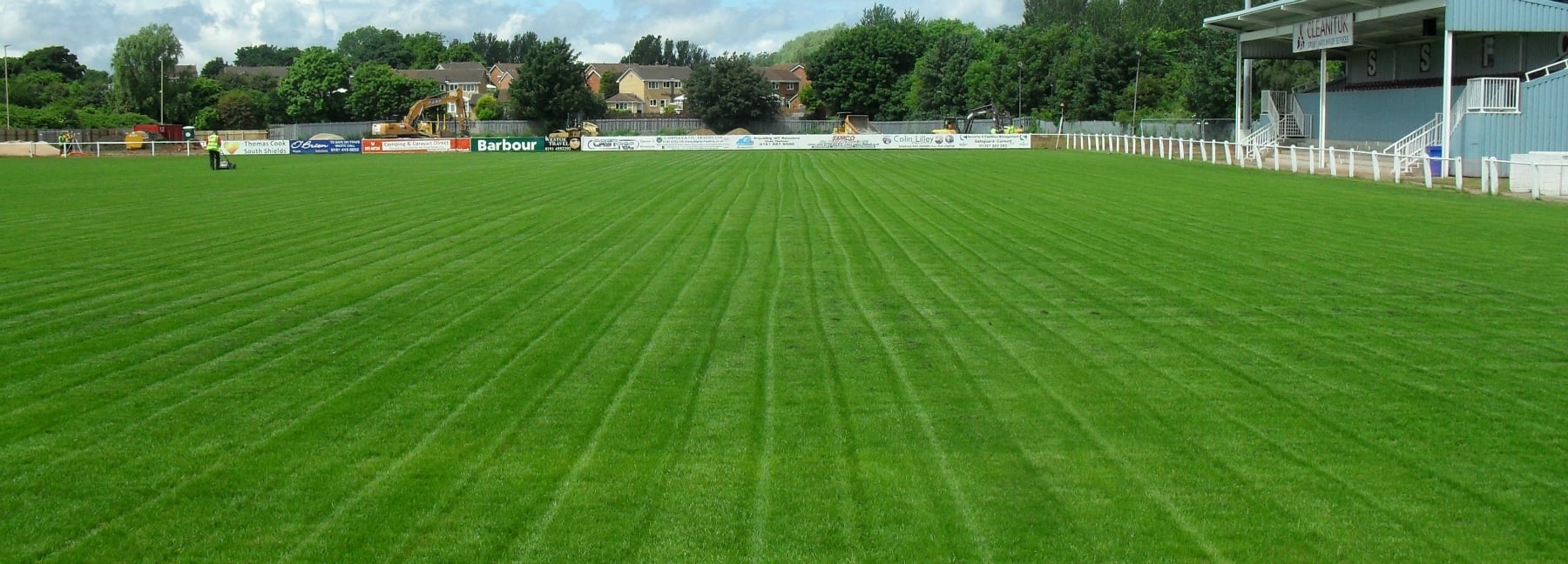 South Shields Natural Football Pitch Renovation