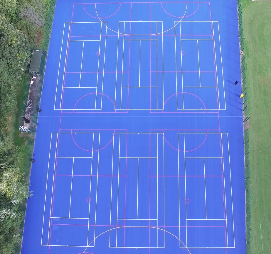 Finished Kettlethorpe High School MUGA