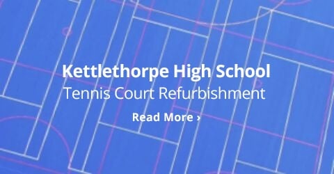 kettlethorpe high school tennis court refurbishment