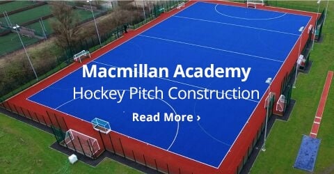 Macmillan Academy Hockey Pitch Construction