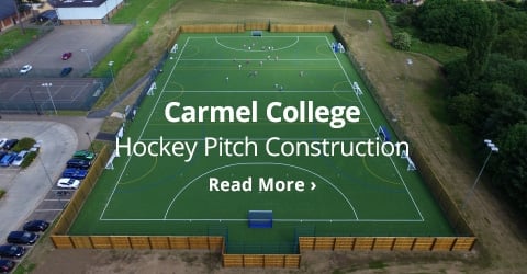 Carmel College Hockey Pitch Construction